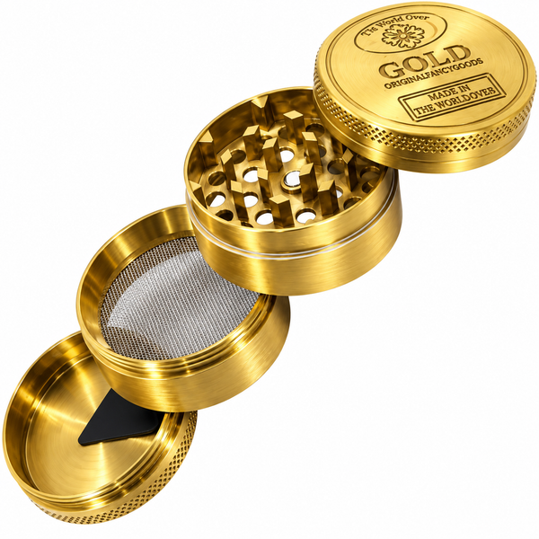 🏆 Grinder Gold Bar Champ High 50 mm | 4 Parties