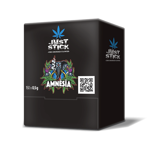 BOÎTE JUST STICK - FLEURS CBD GRINDÉES - AMNESIA